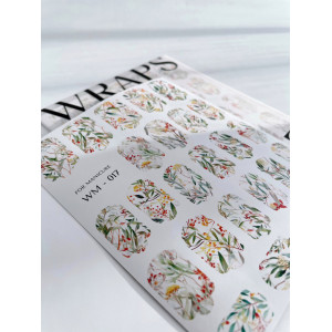 SLIDIZ Плівки для манікюру/WRAPS for manicure WM017