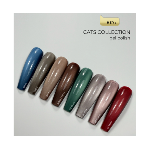 Гель-лак котяче око Heylove Cat's Eye Gel Polish Devon сіро-ліловий, 15 мл 