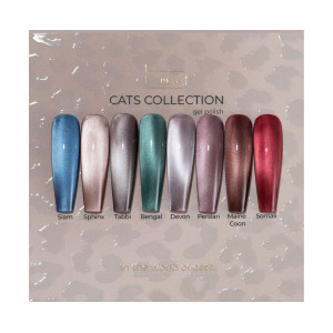 Гель-лак котяче око Heylove Cat's Eye Gel Polish Devon сіро-ліловий, 15 мл 