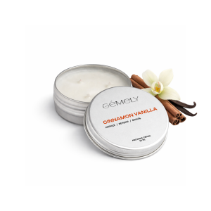 Масажна свічка, кориця ваніль Gemely / Massage candle, сinnamon vannila, 30 грам 