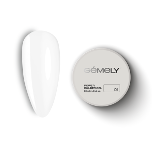 Моделюючий гель Power Builder gel Gemely Павер Білдер гель 01, 30 мл 
