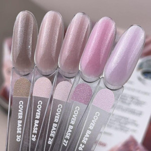 Камуфлююча база для нігтів Nailsoftheday Cover base shimmer 26, 10 мл 