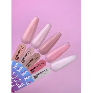 Гель для нарощування нігтів LunaMoon Shimmer Gel №2, 30 мл 