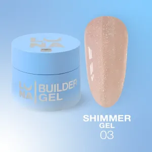 Гель для нарощування нігтів LunaMoon Shimmer Gel №3, 30 мл 