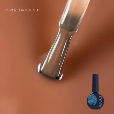 Камуфлюючий топ для нігтів Touch Cover Walnut, 13 мл