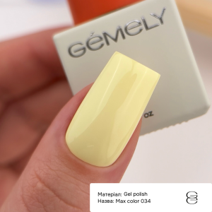 Гель-лак Max Color Gemely Макс Колор 034, 10 мл