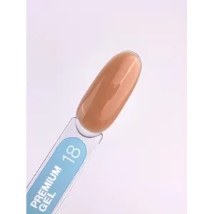 Гель для нарощування нігтів LunaMoon Gel Premium №18 молочний шоколад, 100 мл 