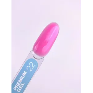 Гель для нарощування нігтів LunaMoon Gel Premium №22 рожева фуксія, 100 мл 
