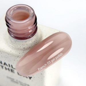 Гель-лак Nailsoftheday Gel Polish French 03, 10 мл 