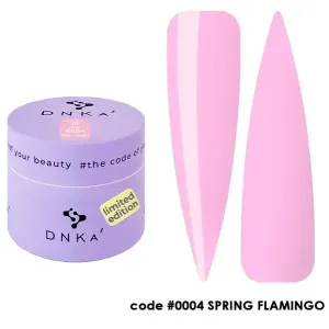 Моделюючий гель для нігтів Builder Gel DNKa 004 Spring Flamingo, 15 мл