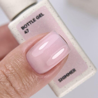 Зміцнюючий гель Nailsoftheday Bottle gel 47 shimmer, 10 мл