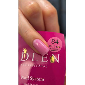 Гель для нарощування Edlen Builder Gel Little bows №84, 30 мл