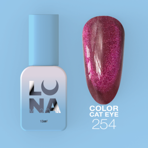 Гель-лак для нігтів LunaMoon Color Cat Eye №254, 13 мл 