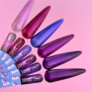 Гель-лак для нігтів LunaMoon Color Cat Eye №254, 13 мл 