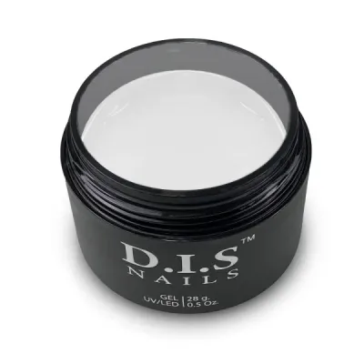 Гель для нарощування D.I.S Hard Milky White, 28 грам