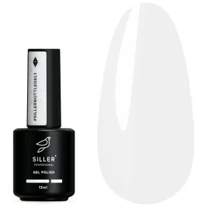 Рідкий гель для нігтів Siller Bottle Gel №1 білий, 15 мл