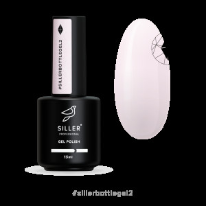 Рідкий гель для нігтів Siller Bottle Gel №2 ніжно-рожевий, 15 мл