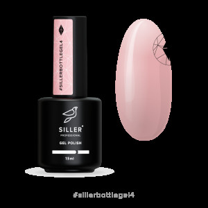 Рідкий гель для нігтів Siller Bottle Gel №4 блідо-рожевий, 15 мл