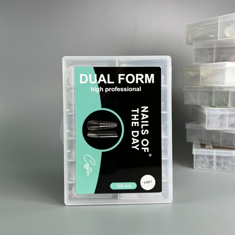 Верхні форми для нарощення Nailsoftheday Dual Form Coffin Type 1, 120 шт