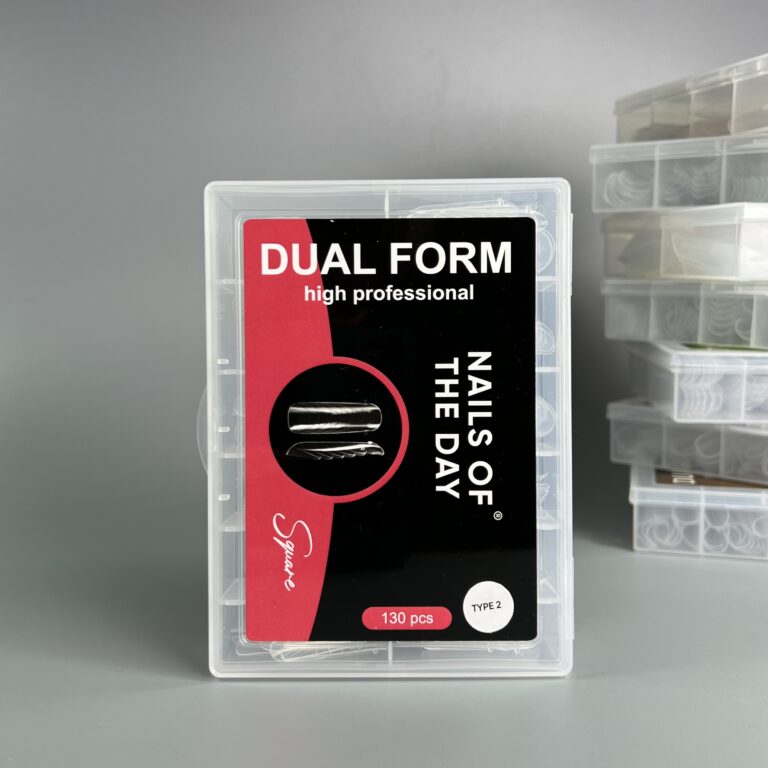 Верхні форми для нарощення Nailsoftheday Dual Form Square Type 2, 130 шт