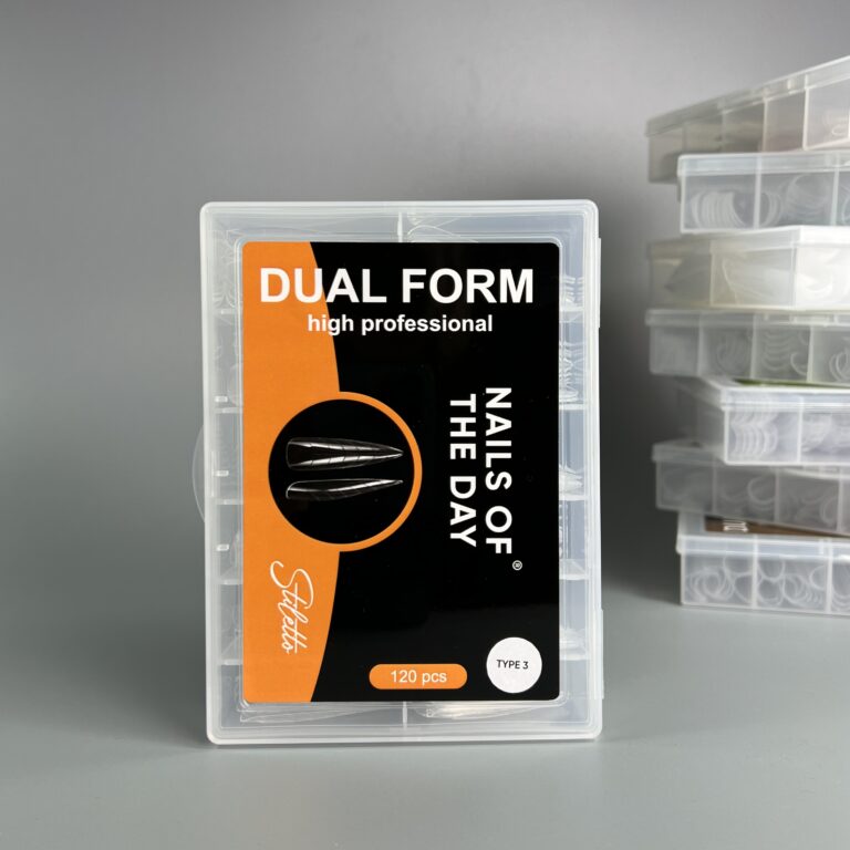 Верхні форми для нарощення Nailsoftheday Dual Form Stiletto Type 3, 120 шт