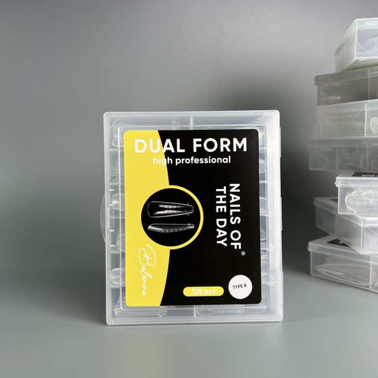 Верхні форми для нарощення Nailsoftheday Dual Form Balerina Type 8, 120 шт