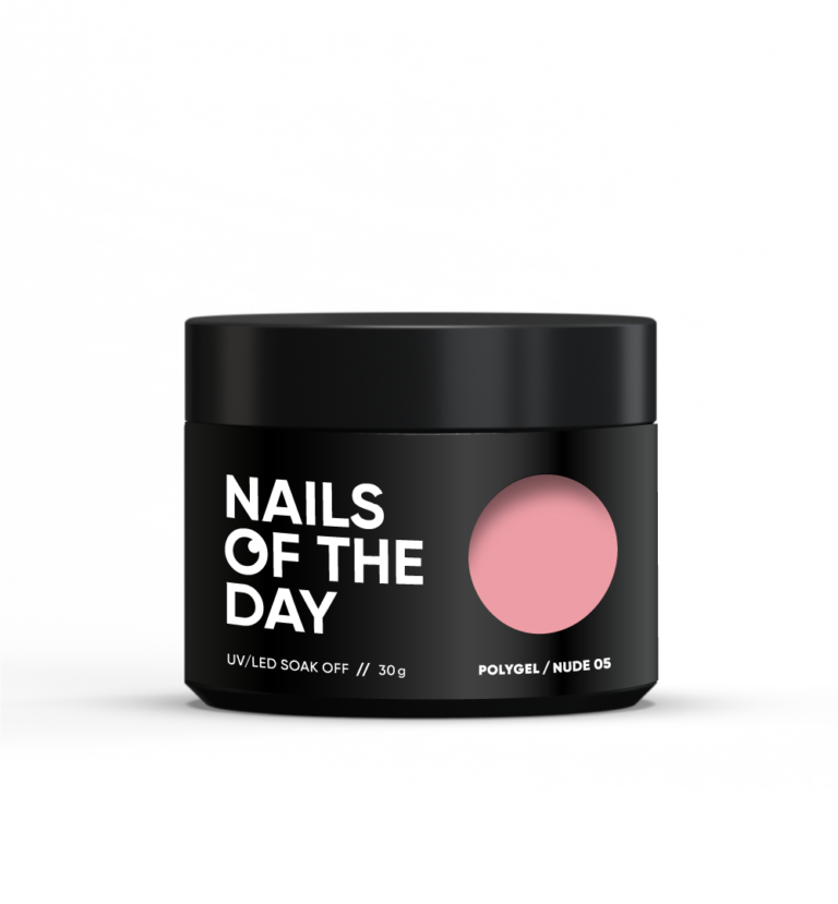 Полігель для нігтів Nailsoftheday Polygel nude 05 рожевий нюд, 30 мл