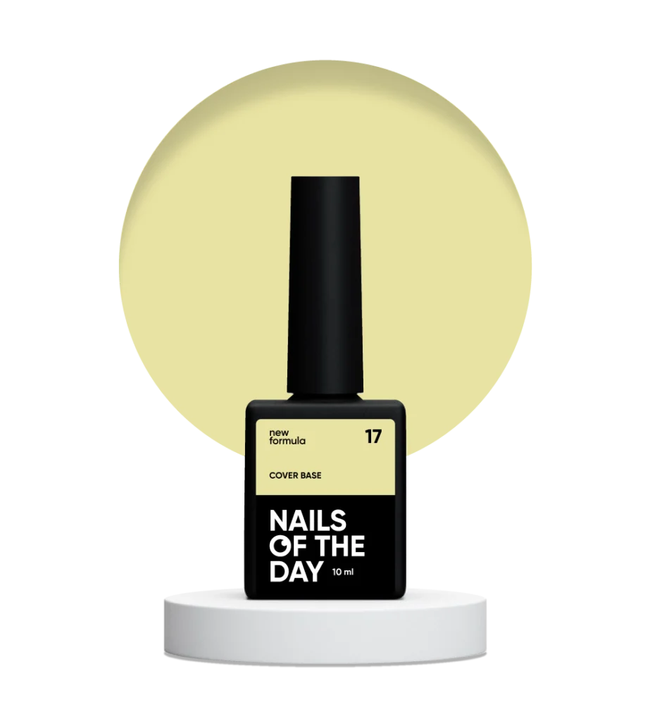 Камуфлююча база для нігтів Nailsoftheday Cover base New Formula 17, 10 мл