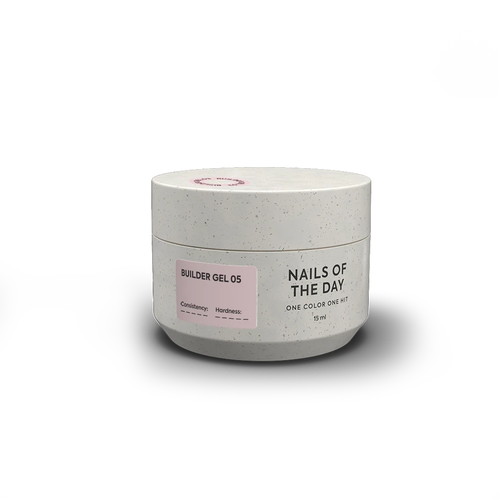 Моделюючий гель для нігтів Nailsoftheday Builder Gel 05 — нюдовий, 15 мл