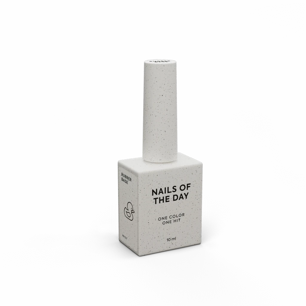 База для нігтів каучукова Nailsoftheday Rubber base прозора, 10 мл