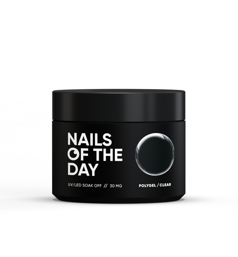 Полігель для нігтів Nailsoftheday Polygel clear, прозорий, 30 мл