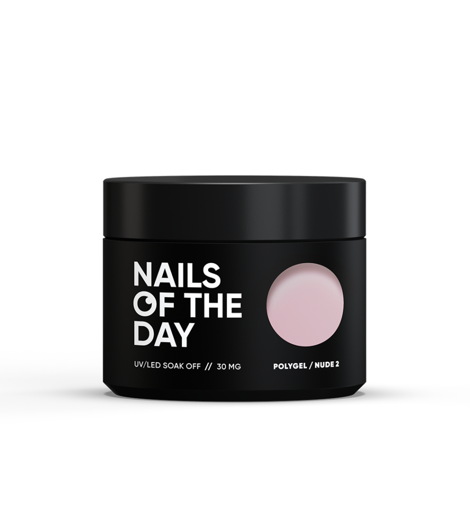 Полігель для нігтів Nailsoftheday Polygel nude 02, 30 мл