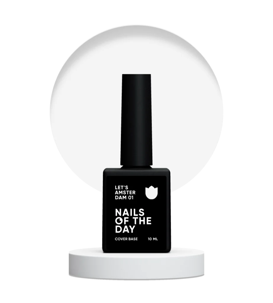 Камуфлююча база для нігтів Nailsoftheday Let's Amsterdam 01, 10 мл