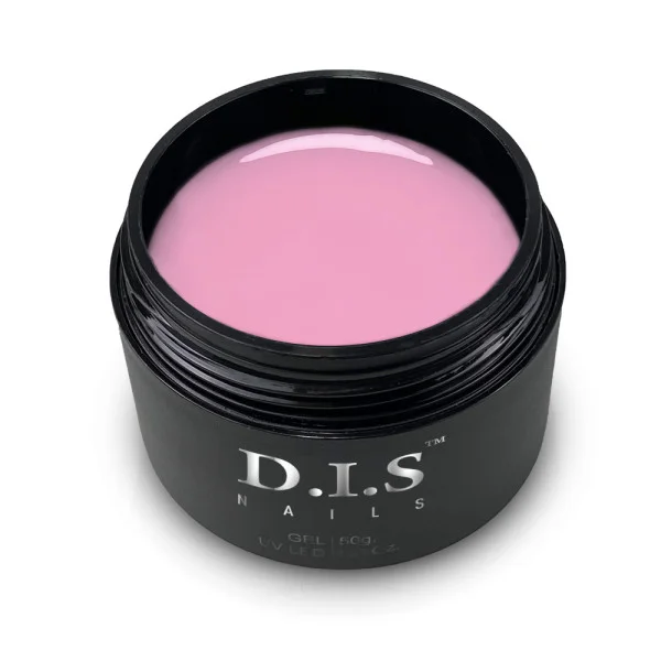 Гель для нарощення D.I.S Hard Soft Pink, 50 грам