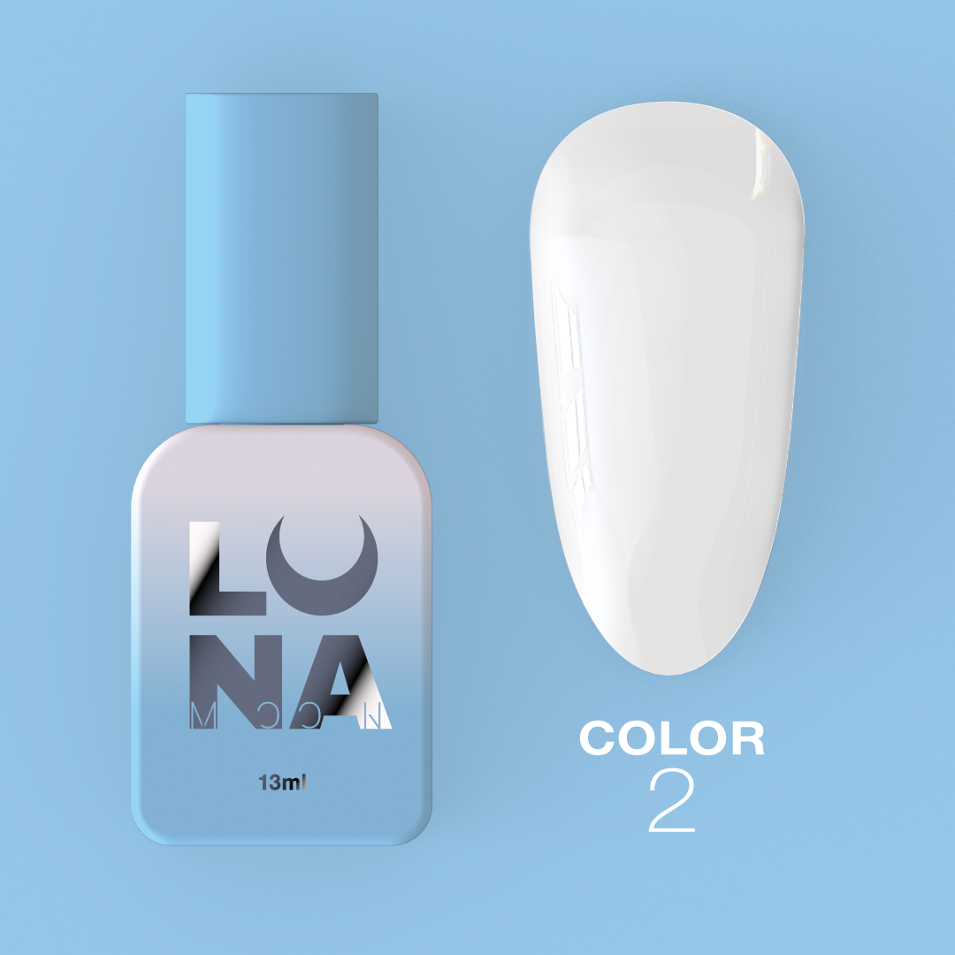 Гель-лак для нігтів LunaMoon Color №02, 13 мл