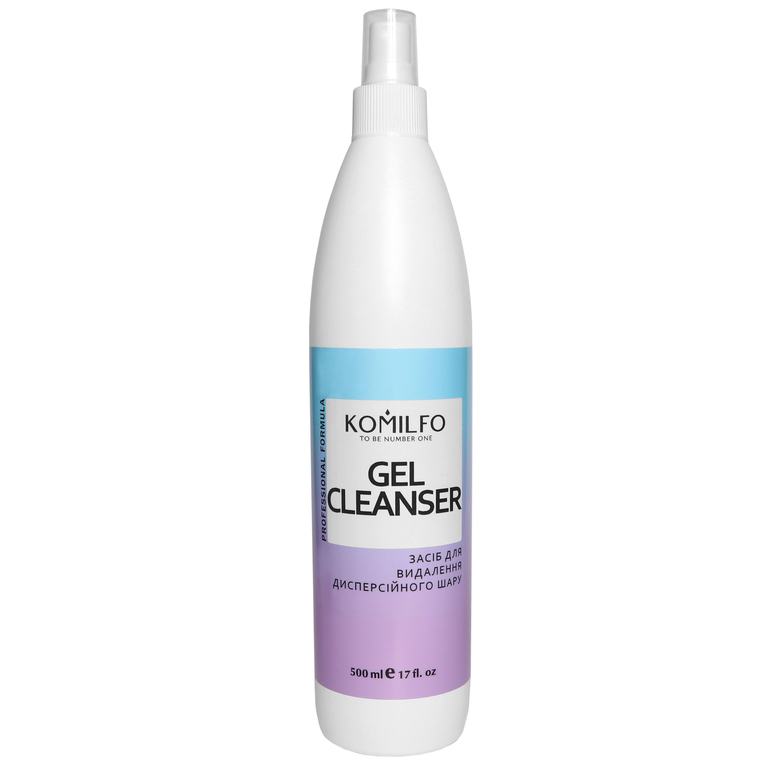 Засіб для зняття липкого шару Komilfo Gel Cleanser з ароматом персика, 500 мл