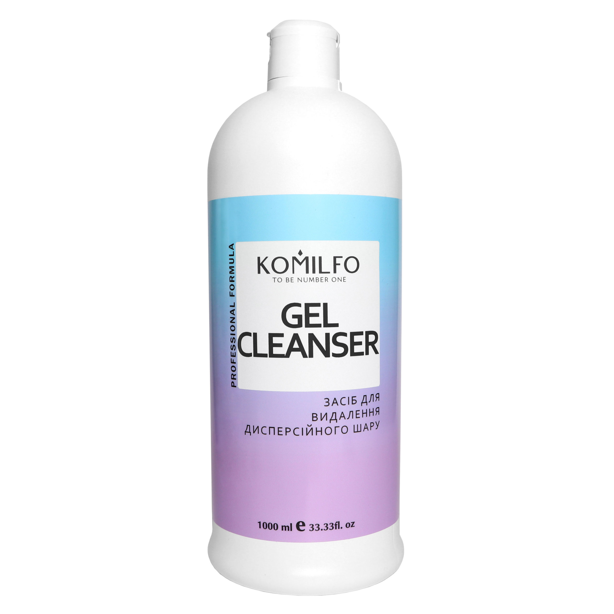 Засіб для зняття липкого шару Komilfo Gel Cleanser з ароматом персика, 1000 мл