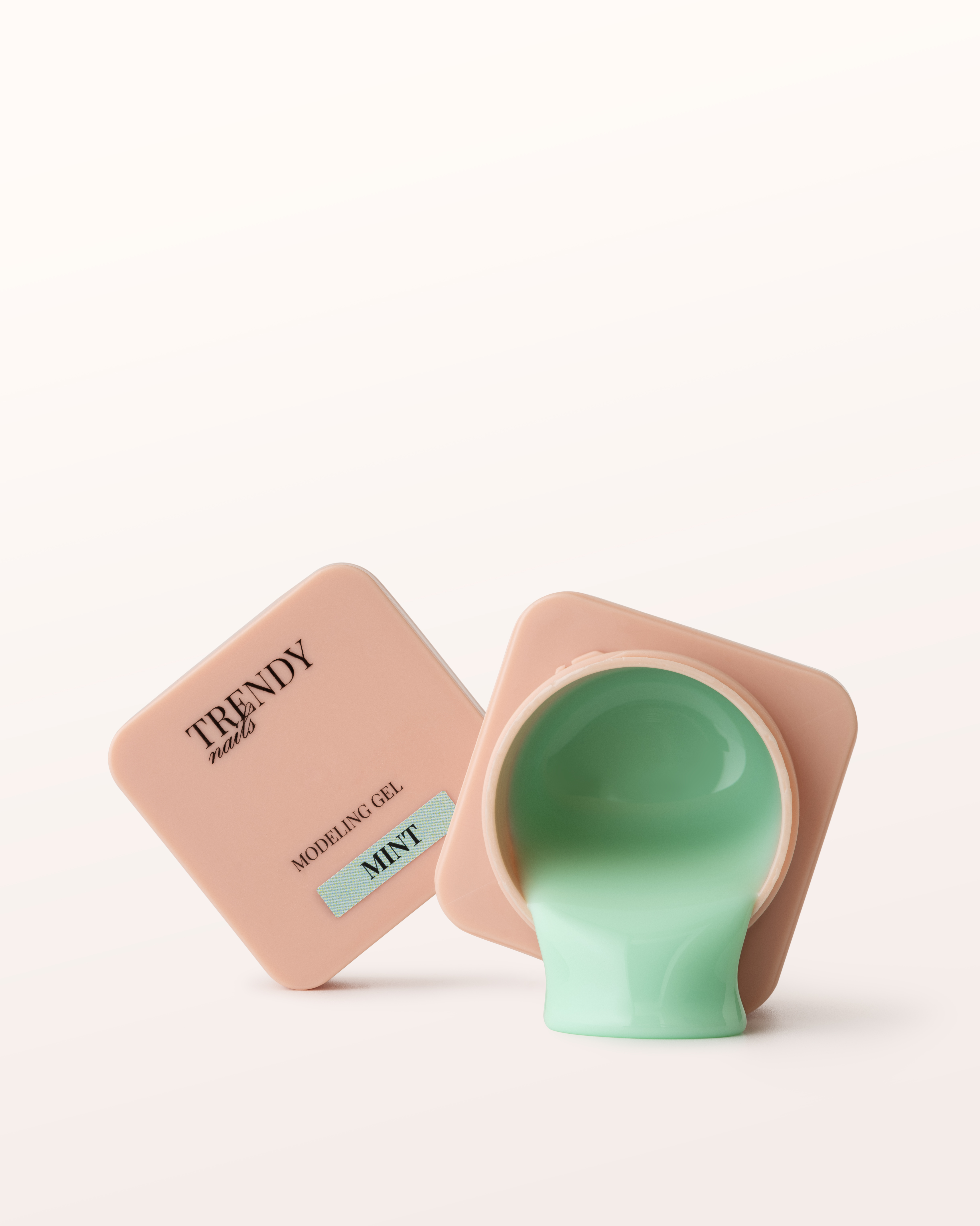 Моделюючий гель для нігтів Trendy Nails Modeling Gel Mint HEMA/TPO free, 30 мл