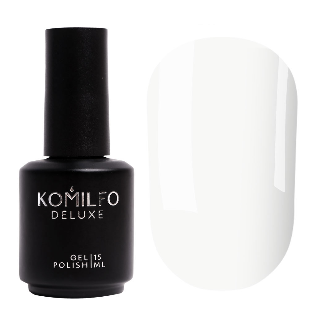 Гель-лак для нігтів Komilfo French Collection №F010 молочний, емаль, для френча, 15 мл