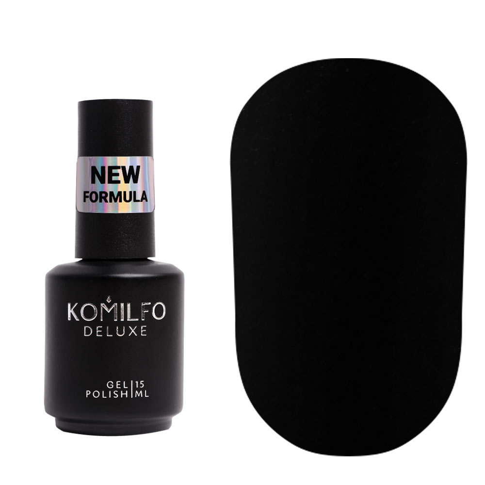Матовий топ для гель-лаку без липкого шару Komilfo No Wipe Matte Top New Formula, 15 мл