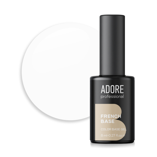 Камуфлююча база для нігтів Adore French Base №17 — pure, 8 мл