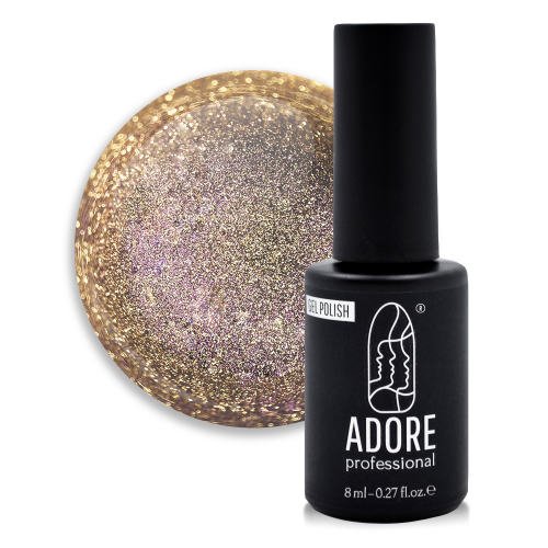 Гель-лак для нігтів котяче око Adore professional 460 — caracal, 8 мл