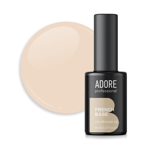 Камуфлююча база для нігтів Adore French Base №10 — beige, 7,5 мл