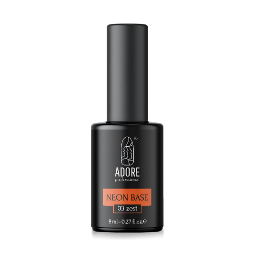 База для нігтів неонова Adore Neon Base №03 - zest, 7,5 мл