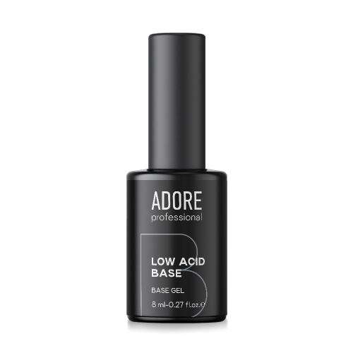 Низькокислотна база для чутливих нігтів Adore Low Acid Base, 7,5 мл