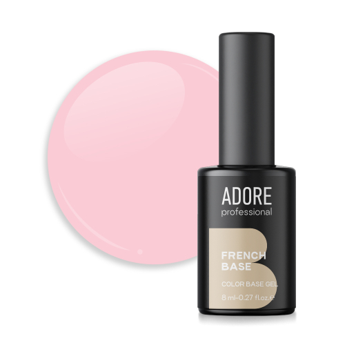 Камуфлююча база для нігтів Adore French Base №14 - baby pink, 8 мл