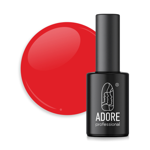 Гель-лак для нігтів Adore professional №186 — scarlet, 8 мл