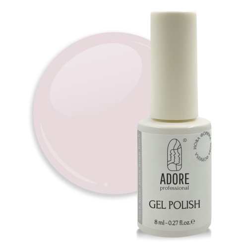 Гель-лак для нігтів Adore professional для френчу F-06 - veil, прохолодний рожевий 8 мл