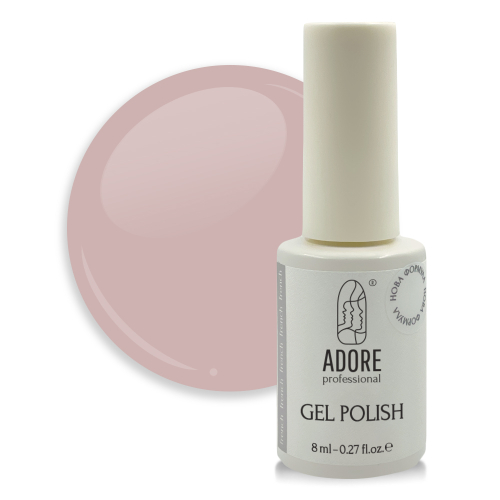 Гель-лак для нігтів Adore professional для френчу F-10 - lacquer, темно-бежевий, 8 мл