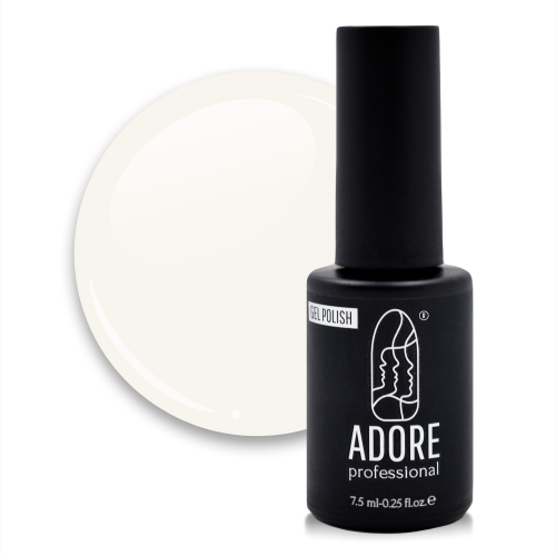 Гель-лак для нігтів Adore professional P-04 - soft shell, пастельний молочний, 8 мл